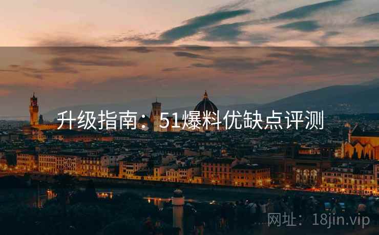 升级指南：51爆料优缺点评测