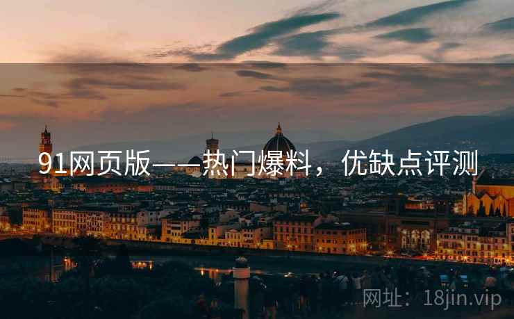 91网页版——热门爆料，优缺点评测