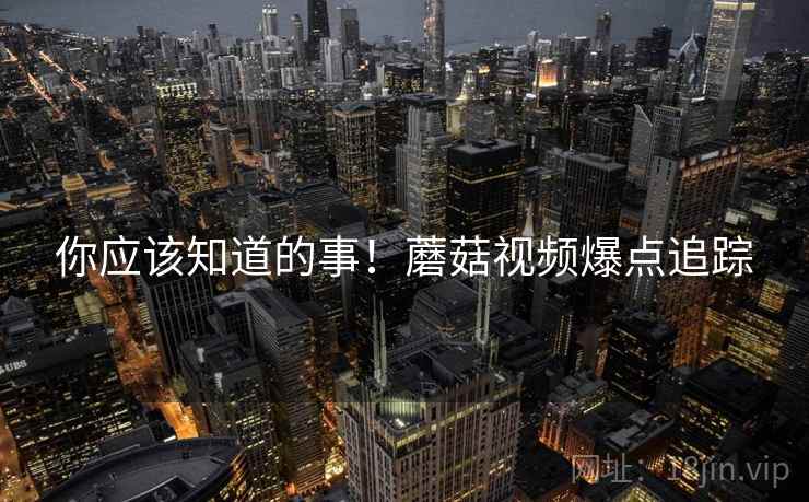 你应该知道的事！蘑菇视频爆点追踪
