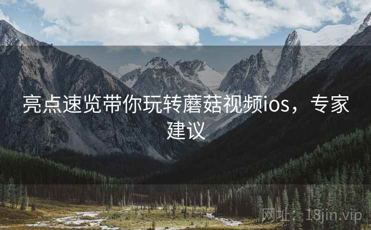 亮点速览带你玩转蘑菇视频ios，专家建议