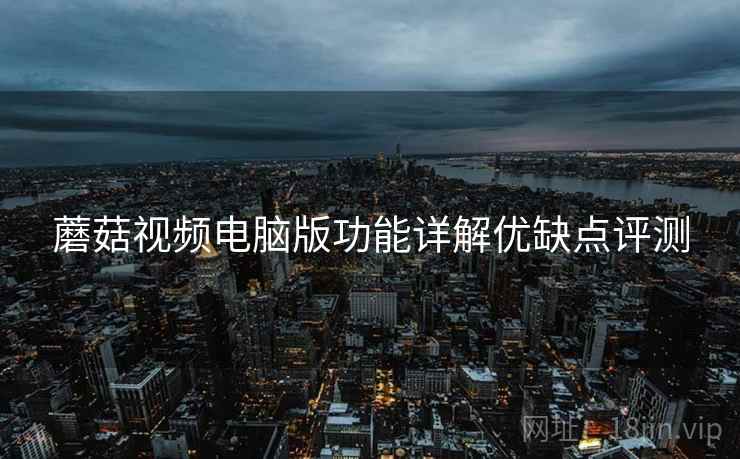 蘑菇视频电脑版功能详解优缺点评测
